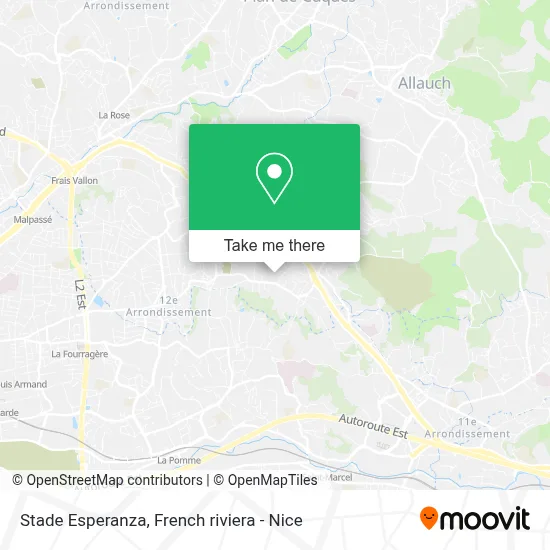 Stade Esperanza map