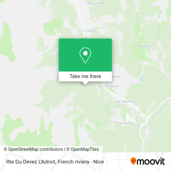Rte Du Devez L'Adroit map