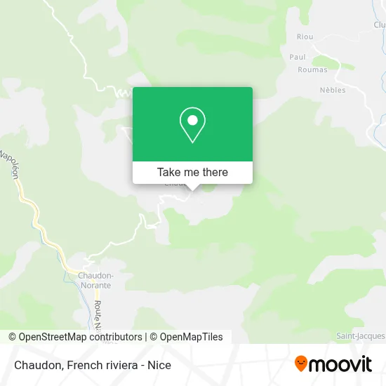 Chaudon map