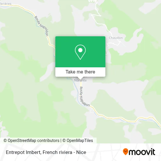 Entrepot Imbert map
