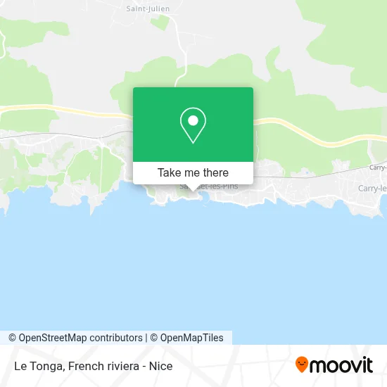 Le Tonga map