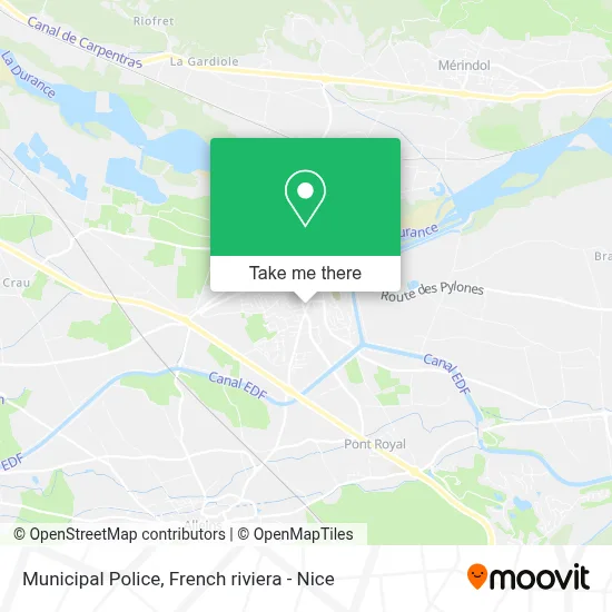 Police Municipale map
