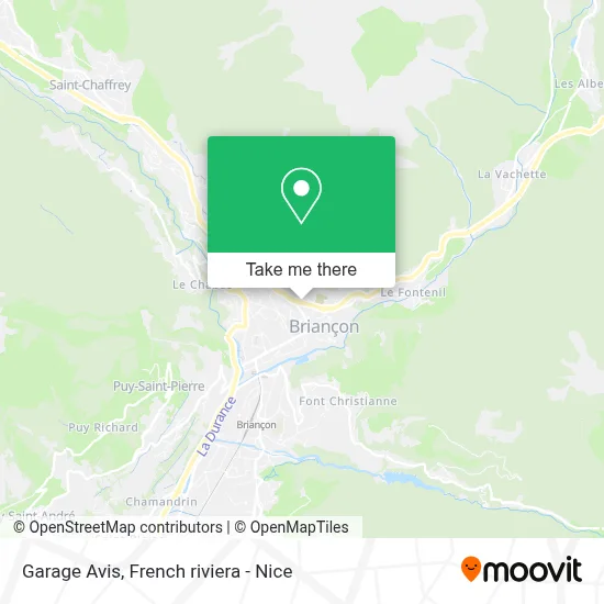 Garage Avis map