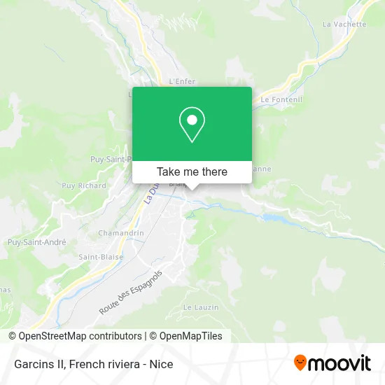 Garcins II map