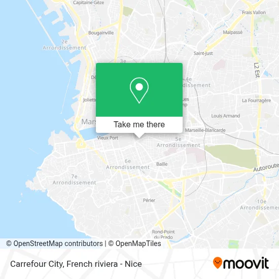 Carrefour City map
