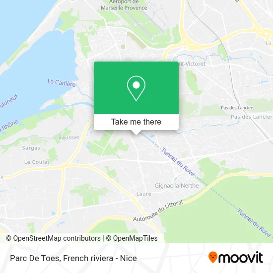 Parc De Toes map