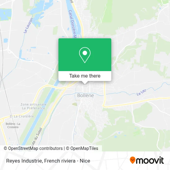 Reyes Industrie map