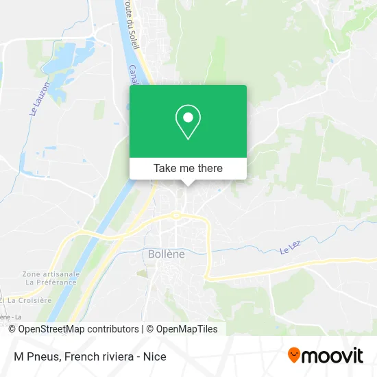 M Pneus map