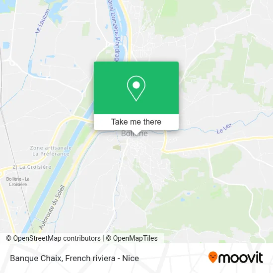 Mapa Banque Chaix