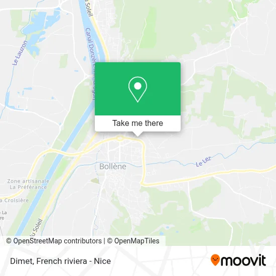 Dimet map