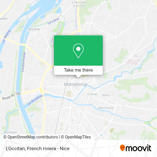 L'Occitan map