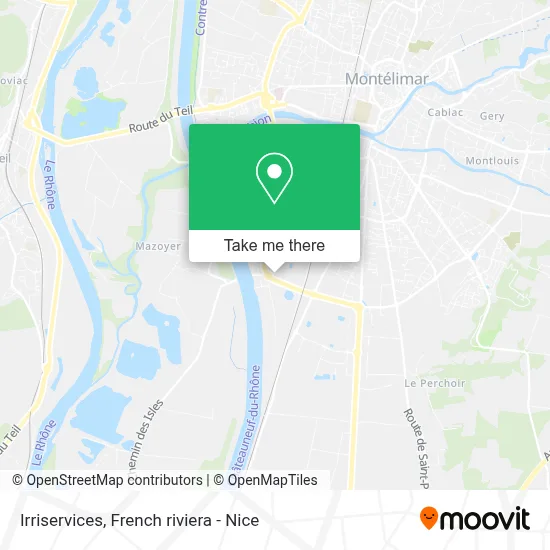 Irriservices map