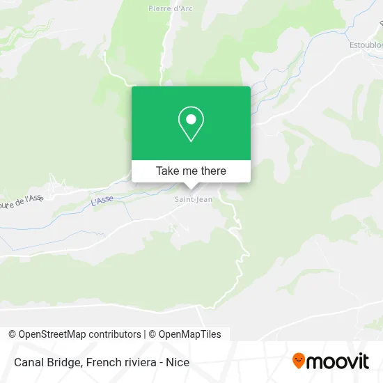 Pont Canal map