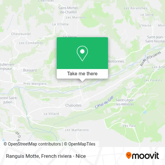 Mapa Ranguis Motte