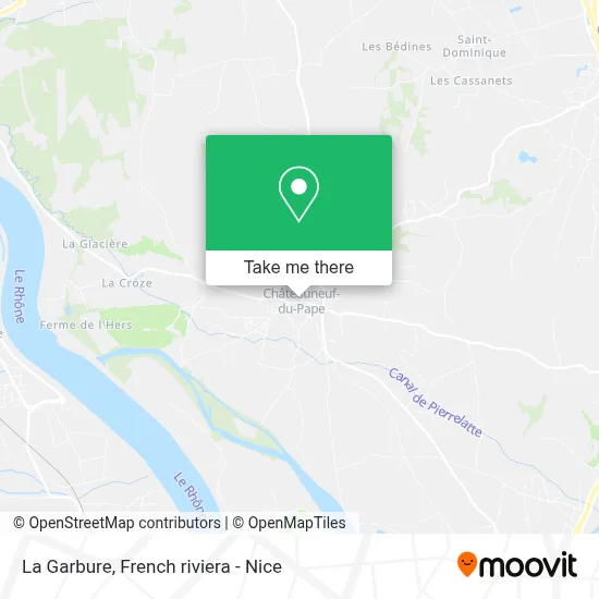 La Garbure map