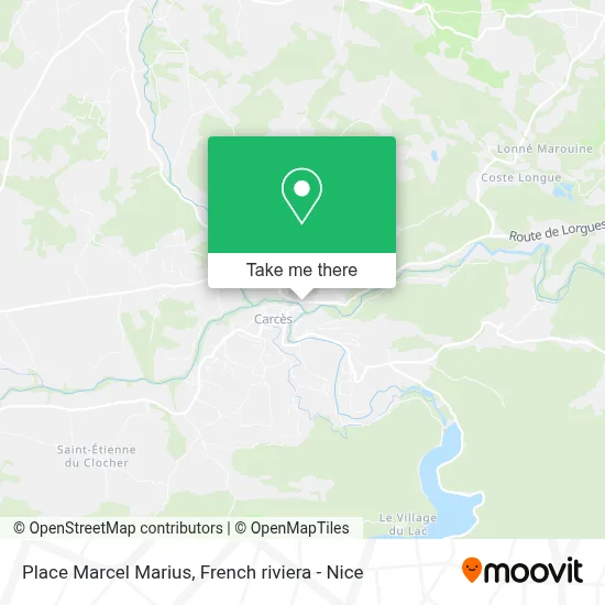 Place Marcel Marius map