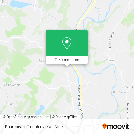 Rourebeau map