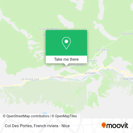 Col Des Portes map