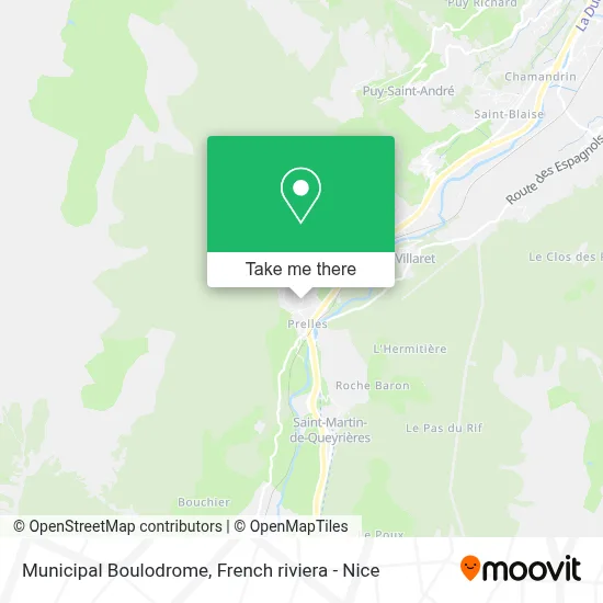 Boulodrome Communal map