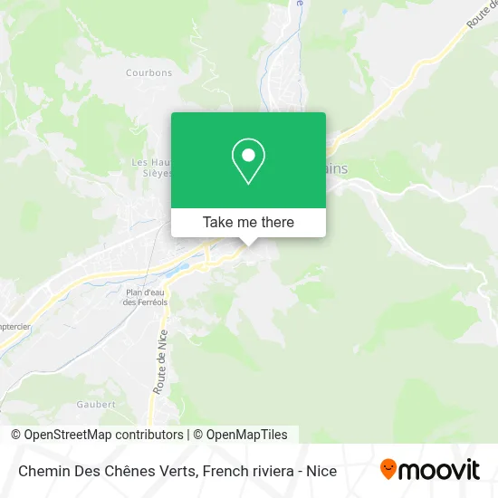 Chemin Des Chênes Verts map