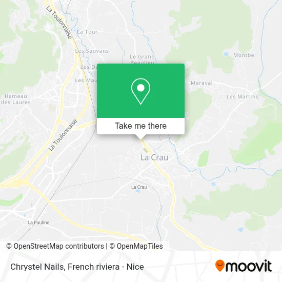 Chrystel Nails map