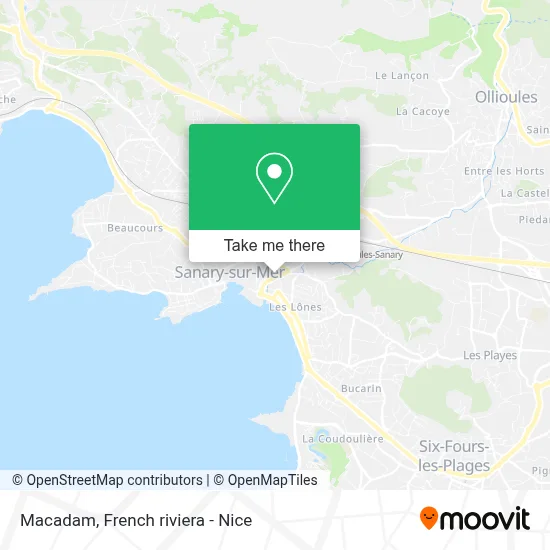 Macadam map