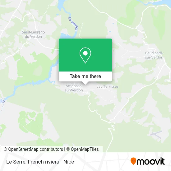 Le Serre map