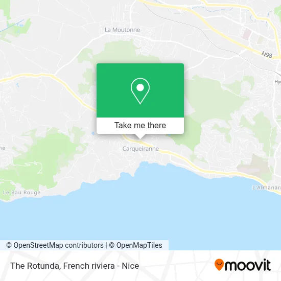 La Rotonde map