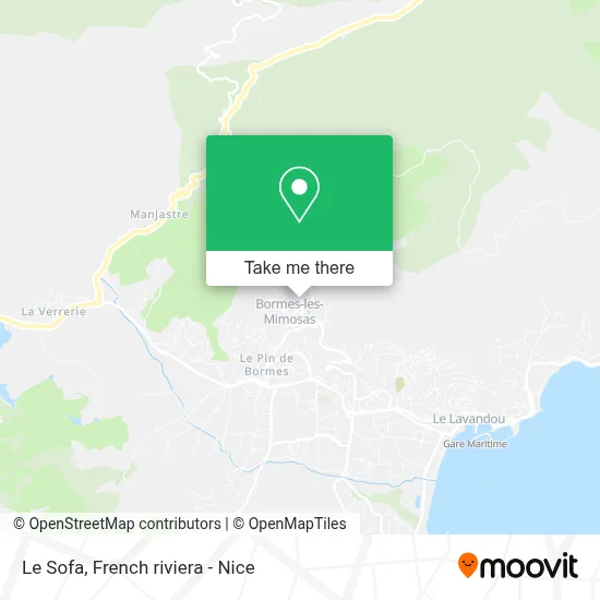 Le Sofa map