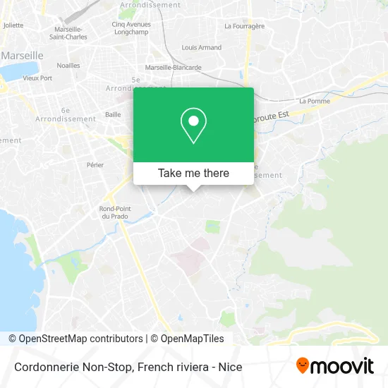 Cordonnerie Non-Stop map