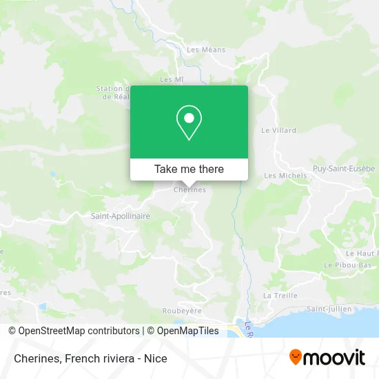 Cherines map