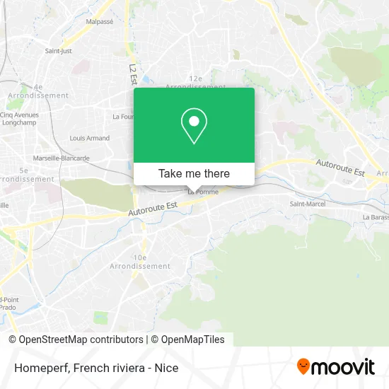 Homeperf map