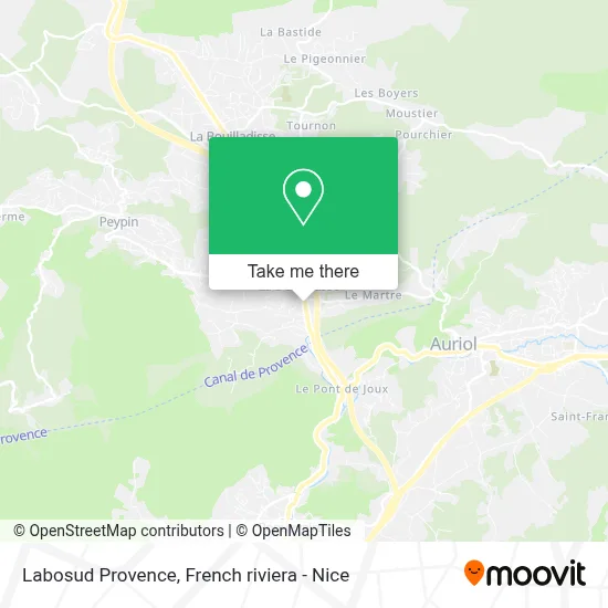 Mapa Labosud Provence