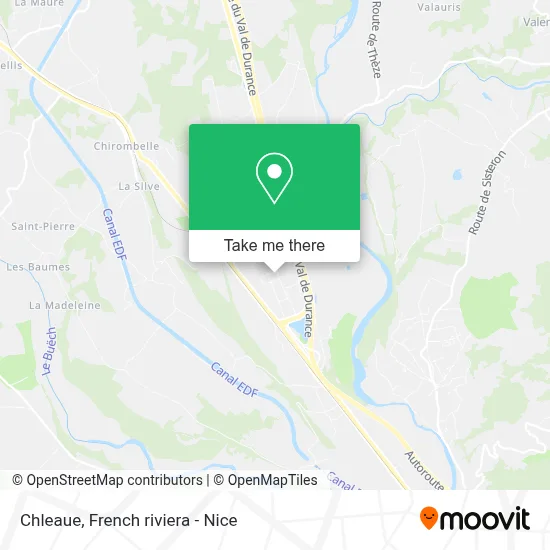 Chleaue map