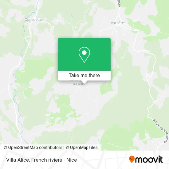 Villa Alice map