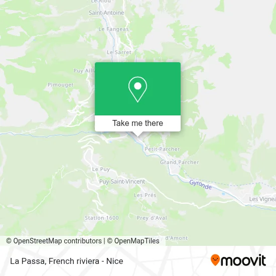 La Passa map