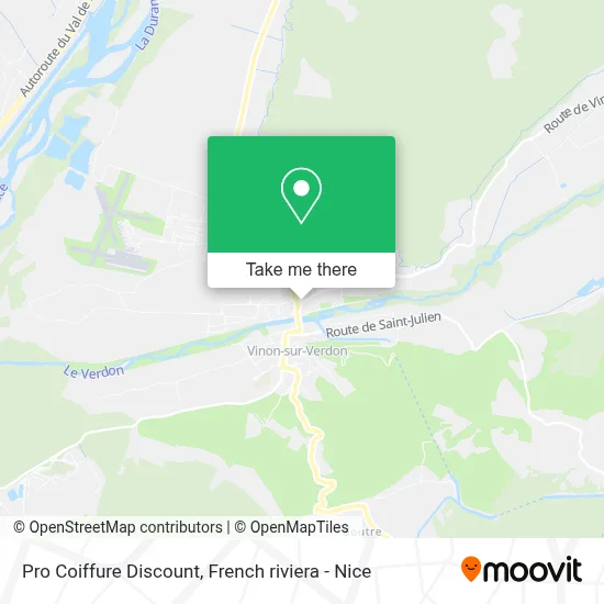 Pro Coiffure Discount map