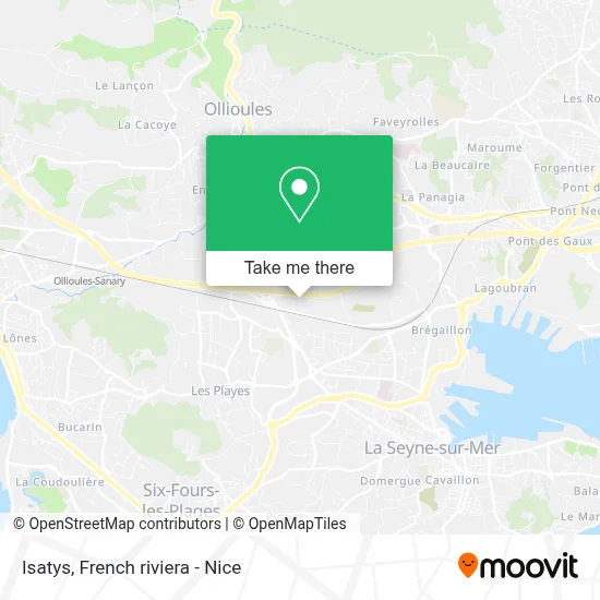 Isatys map