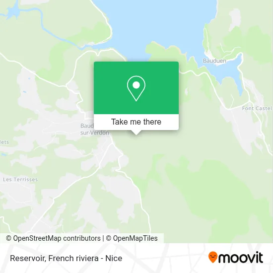 Réservoir map