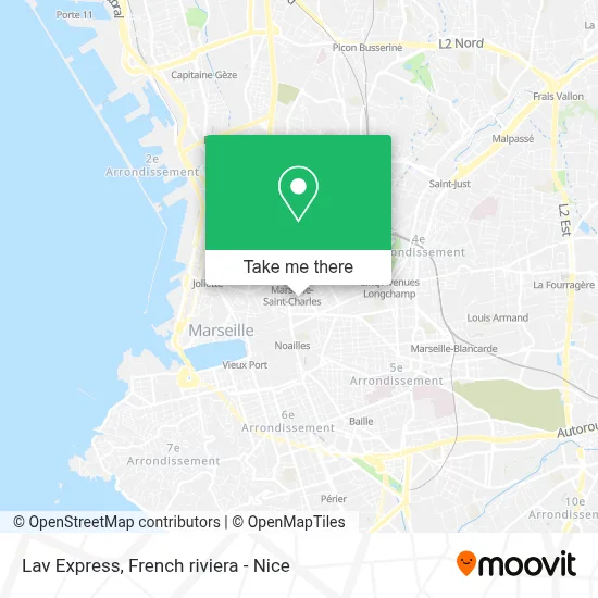 Lav Express map