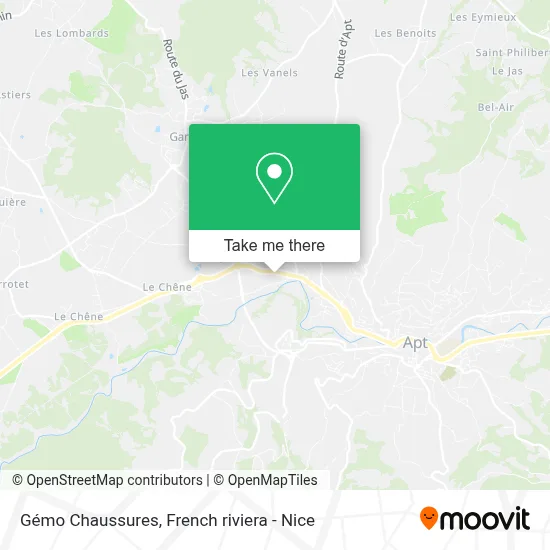 Gémo Chaussures map