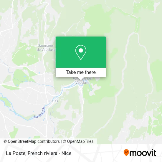 La Poste map
