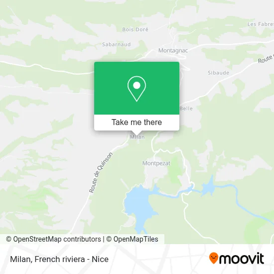Milan map