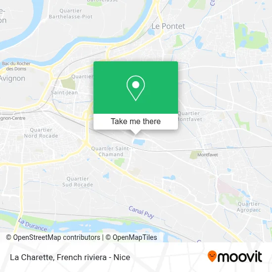 La Charette map