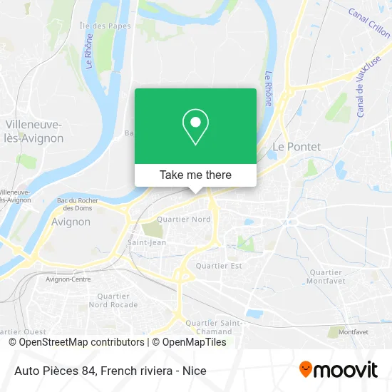 Auto Pièces 84 map