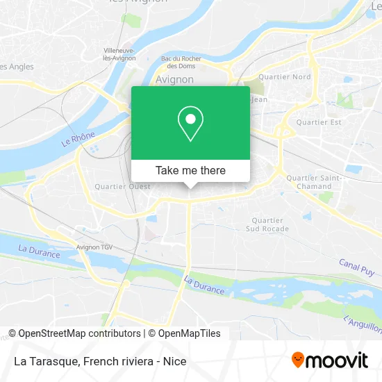 La Tarasque map