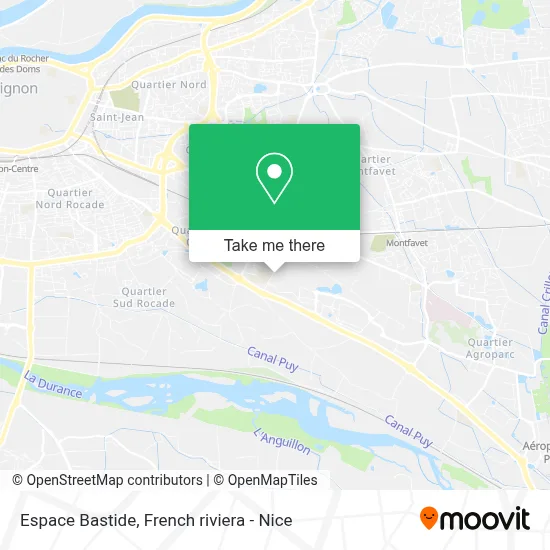 Espace Bastide map