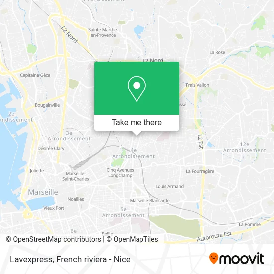 Lavexpress map