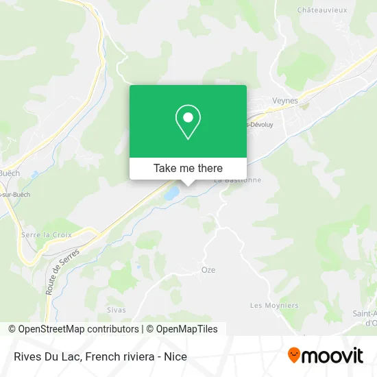 Rives Du Lac map