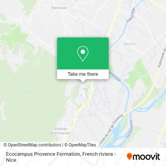 Ecocampus Provence Formation map